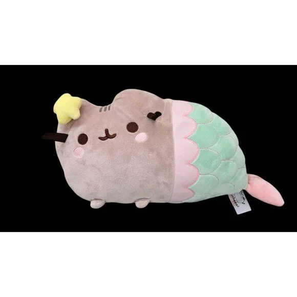 Pusheen Mermaid Plush Toy Gund Cat Star Mersheen Soft 14 Inches Stuffed Purrmaid - Picture 5 of 10